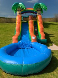 Tropical Slide Bounce House
