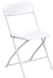 White Folding Chair