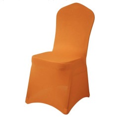 Orange Spandex Chair Cover