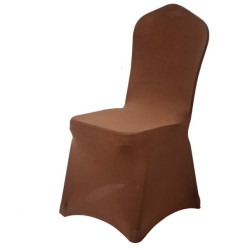 Brown Spandex Chair Cover