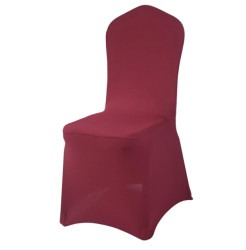 Burgundy Spandex Chair Cover
