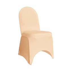 Peach Spandex Chair Cover