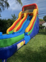 19ft Rainbow Slide Bounce House